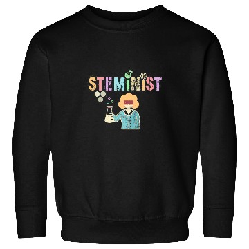 Discover Retro STEMINIST Technology Science STEM Women In Engineering Sweatshirts