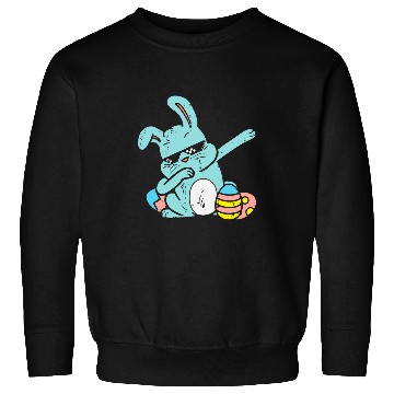 Discover Rabbits Dabbings Bunny Rabbit Egg Hunt Easter Dab Dance Boys Kids Sweatshirts