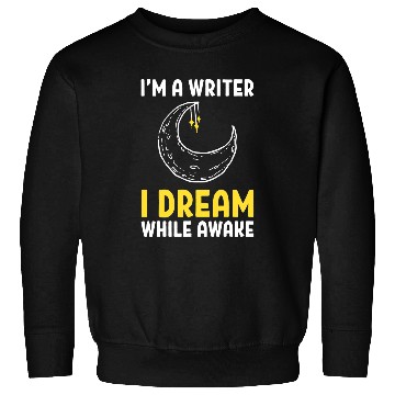 Discover Reading Book Funny Writer I Dream While Awake Write Book Lover Reader Sweatshirts