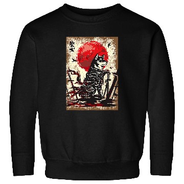 Discover Dog Shiba Inu Ninja Samurai Commander Battlefields Sweatshirts