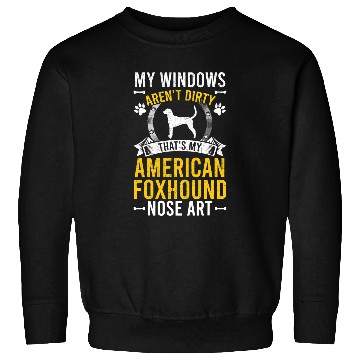 Discover Thats My American Foxhound Nose Art Dog Lover Sweatshirts