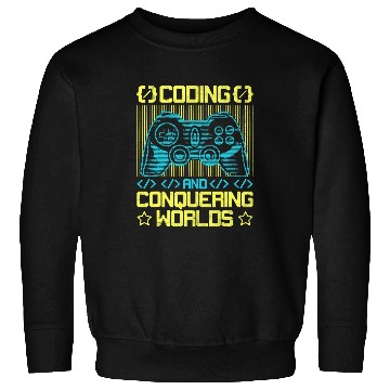 Discover Web Developer Gamer Nerd Video Gaming Computer Programmer 1 Sweatshirts