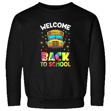 Discover Welcome Back To School Funny Outfit School Bus Driver Sweatshirts