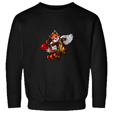 Discover Funny Bear Cute Red Panda Bear Cupid Cute Bears Sweatshirts
