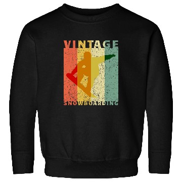 Discover Skiing Ski vintages Snowboarding Jumping Snowboarder Sweatshirts