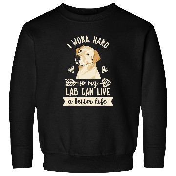 Discover Labrador Lab Dog Design for a Yellow Lab Owner Sweatshirts