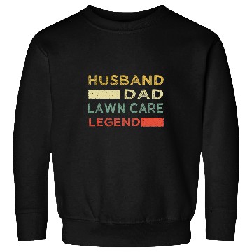 Discover Funny Mens Mowing Husband Dad Lawn Care Legend Yard Work 3 Sweatshirts