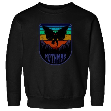 Discover Mothman Cryptid Humanoid Creature Cryptidcore Folklore 78 Sweatshirts