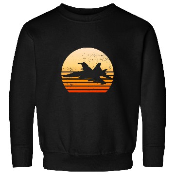 Discover Retro vintages Pilot Fighter Jet 4 Sweatshirts