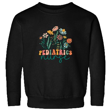 Discover Groovy Wildflower Pediatrics nurses Tees Sweatshirts