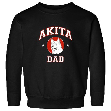 Discover Dog Akita Dad Dog Father Sweatshirts