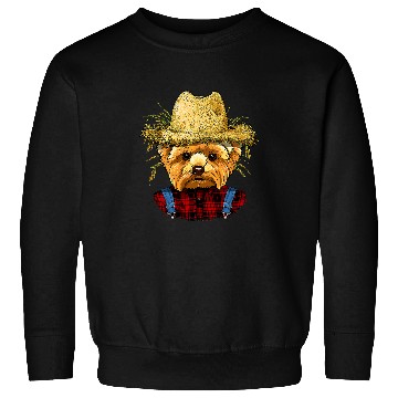 Discover Yorkshire Terrier Farmer Farming Agriculture Yorkie Dog Pet 61 Yorkie Sweatshirts