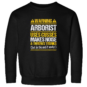 Discover Arboriculturist Tree Surgeon Forest Throws Trunks Arborist Sweatshirts