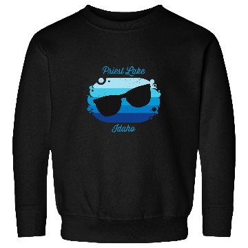 Discover Priest Lake Idaho Souvenir Graphic Sweatshirts