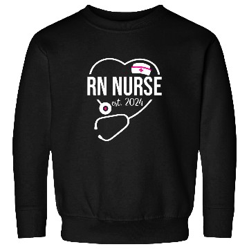 Discover RN nurses Est 2024 Registered nurses Graduation New RN nurses Sweatshirts
