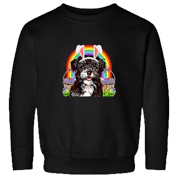 Discover Dog Havanese Lover Easter Bunny Egg Hunt Rainbow Sweatshirts