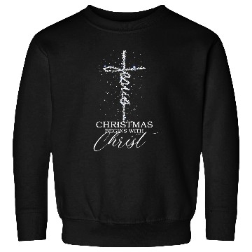 Discover Christian Jesus Womens Christmas begins with Christ Jesus Faithful Christian Light VNeck 110 Christ Sweatshirts