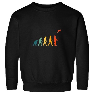 Discover Modellflieger Evolution Modellbauer Modellflugzeug Sweatshirts