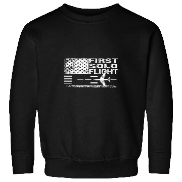 Discover First Solo Flight Aircraft Pilot Plane Sweatshirts