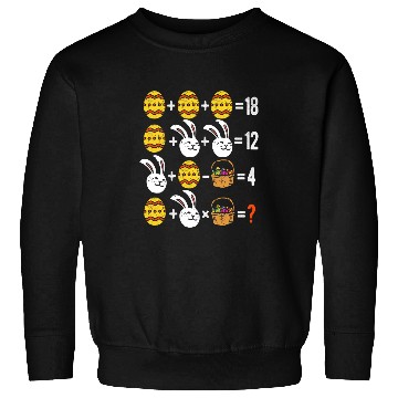 Discover Easter Order of Operations Quiz Math Teacher easter Egg Hunt Sweatshirts