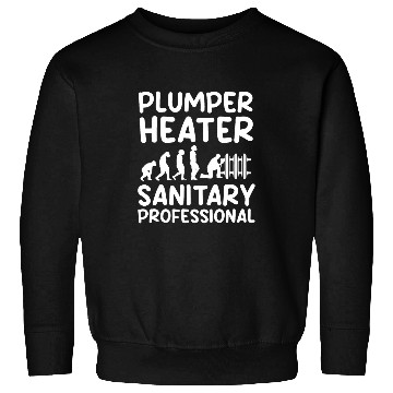 Discover Plumper heater sanitary professional Men Evolution Plumber 1 Sweatshirts