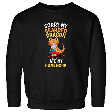 Discover Funny Bearded Dragon Back To School Lizard Reptile Animal Sweatshirts