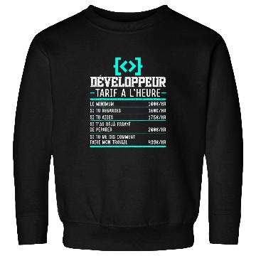 Discover Je Suis Developer Humour Gift Coder Geek Programmer 1 Sweatshirts