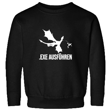 Discover EXE Run Sys Admin Programmer Computer Student Developer Sweatshirts