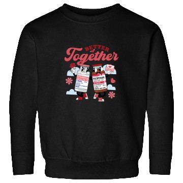Discover Retro Better Together Haldol Ativan ICU nurses RN Sweatshirts
