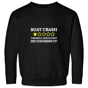Discover Sailor Gifts Funny Boat Crash Sweatshirts