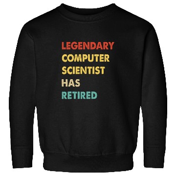 Discover Retro Legendary Computer Scientist Has Retired Sweatshirts