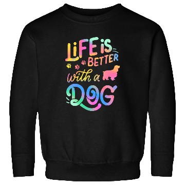 Discover Dog Cocker Spaniel Life is Better with my Dog Mom Dad Sweatshirts