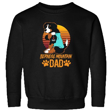 Discover vintages Bernese Mountain Dad Funny Fathers Day For Paw Daddy Sweatshirts