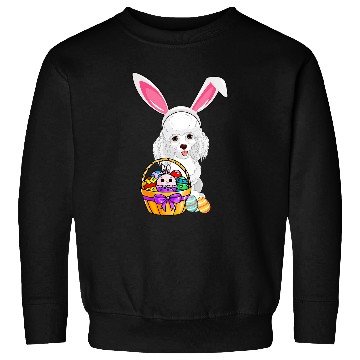Discover Poodles Easter Egg Funny Poodle Easter Poodle dog Sweatshirts
