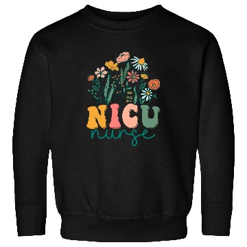 Discover Groovy Wildflower Neonatal Intensive Care nurses Tees Sweatshirts