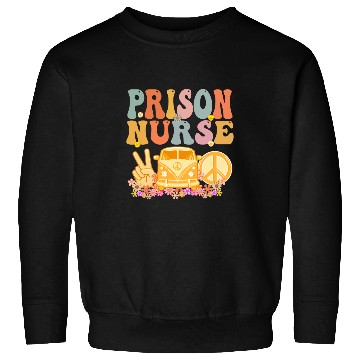 Discover Prison nurses Week Groovy Appreciation Day For Women Sweatshirts