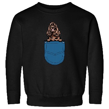 Discover Dog Cocker Spaniel Peeking Cocker Spaniel In A Pocket Sweatshirts