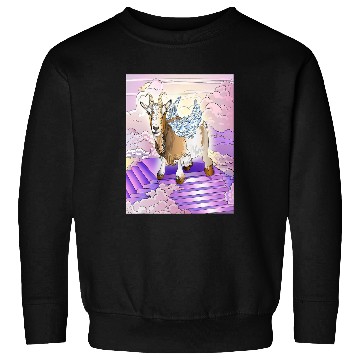 Discover Goats Lover Angel Animals 2Billy Goat Sweatshirts