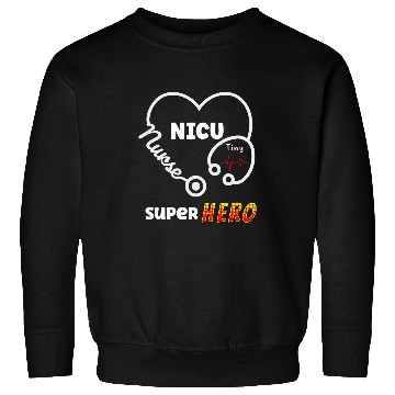 Discover NICU nurses Tiny Heartbeats Superhero Little Things Matter Sweatshirts