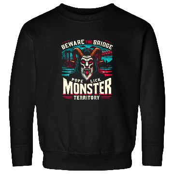 Discover Pope Lick Monster Legendary Creature Cryptozoology Cryptid 5 Sweatshirts