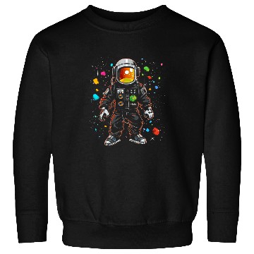 Discover Astronaut EDM Dance Festival Space Planets Solar System 11 Sweatshirts
