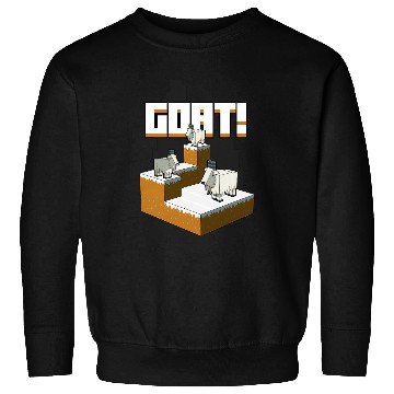 Discover Goats Lover Minecraft Goats Mountaintop Sweatshirts
