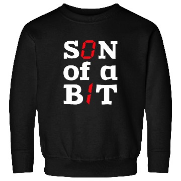 Discover Son Of A Bit Computer Science Binary Code IT Tech Programmer Sweatshirts