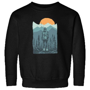 Discover Hiking Hiker Outdoor Hiker 162 Hike Sweatshirts