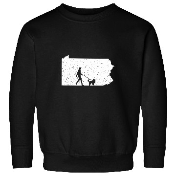 Discover Australian Shepherd Walking Pennsylvania Dog Lover Sweatshirts