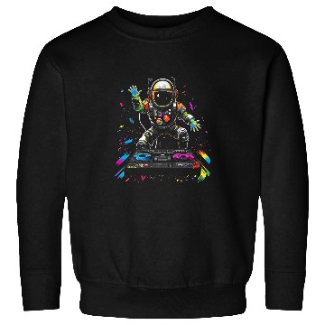 Discover Astronaut EDM Dance Festival Space Planets Solar System 8 Sweatshirts