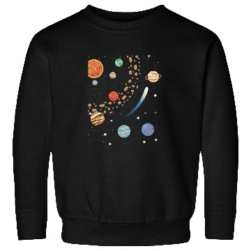 Discover Teacher Science Lover Solar System Scientist Astronomy Space Sweatshirts