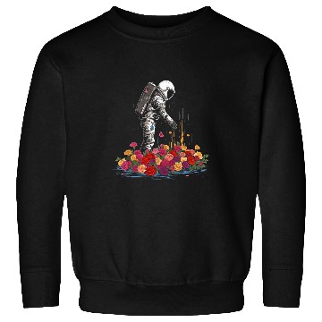 Discover Astronaut Funeral Cool Surreal SciFi EDM Space Art 3 Sweatshirts