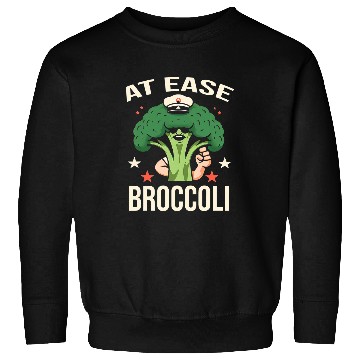 Discover At Ease Broccoli Funny Graphic Tees Sweatshirts