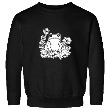 Discover Frog Toad Pond 1 Sweatshirts